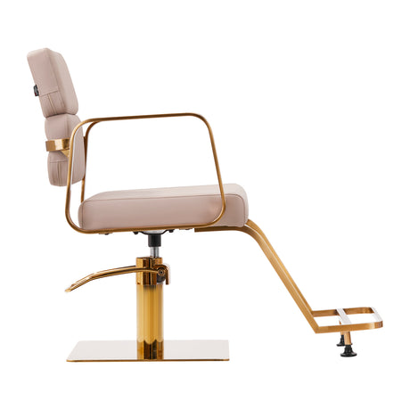 Gabbiano Porto-GM hairdressing chair beige - BVShop