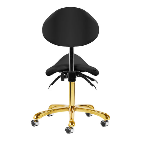 Giovanni cosmetic stool 1004 gold black - BVShop
