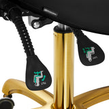 Giovanni cosmetic stool 1004 gold black - BVShop