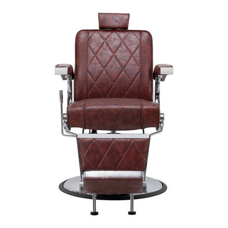 Hair System barber chair BM88066 burgundy - BVShop