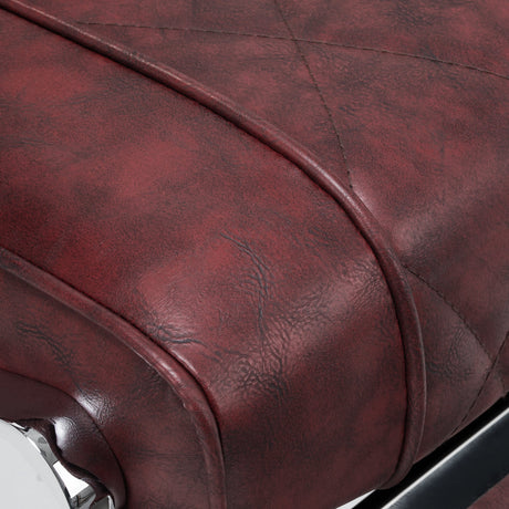 Hair System barber chair BM88066 burgundy - BVShop