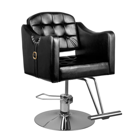 Hair system hairdressing chair 0-90 black - BVShop