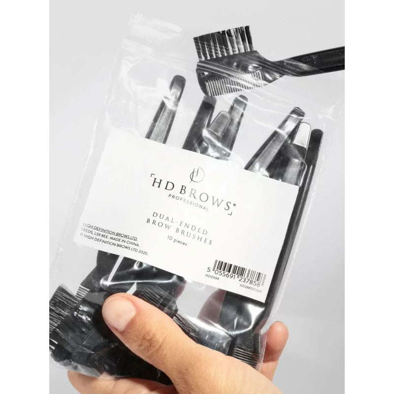 HD Brows doppelseitiger Augenbrauenpinsel 10 Stück