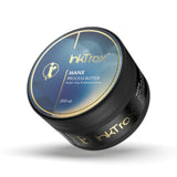 InkTrox Manx Tattoo Process Butter 200ml jar with white label and black lid, used for tattoo aftercare and skin soothing.