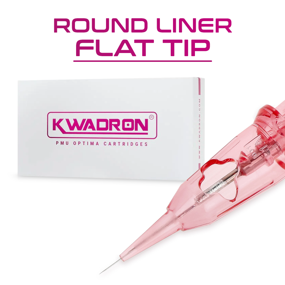 KWADRON OPTIMA Round Liner Flat Tip Cartridges - BVShop