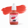 Li Pigments Forever Lips Candy Rose 12ml bottle with an illustrative colour brushstroke based on the manufacturer swatch