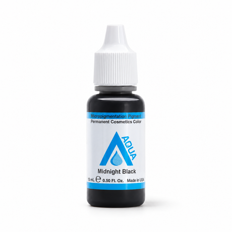 Li Pigments Aqua Midnight Black Pigment 15ml — bottle on white with soft shadow