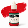 Li Pigments Micro Colors Red Lip 2 Pigment 12ml — bottle with pigment colour smear
