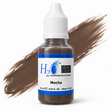 Li Pigments Micro Colors H2O Mocha Practice Pigment 12ml — bottle with a liquid pigment colour swipe