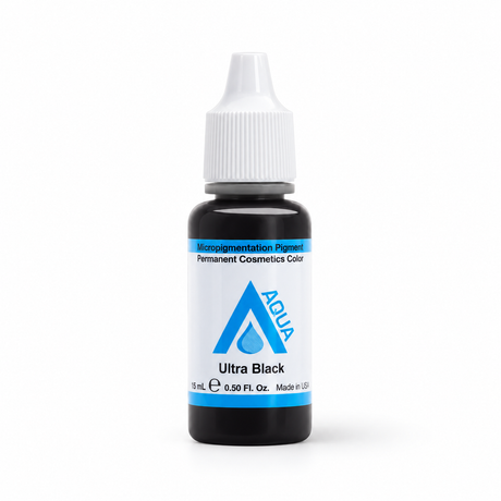 Li Pigments Aqua Ultra Black Pigment 15ml — product bottle on white with soft shadow