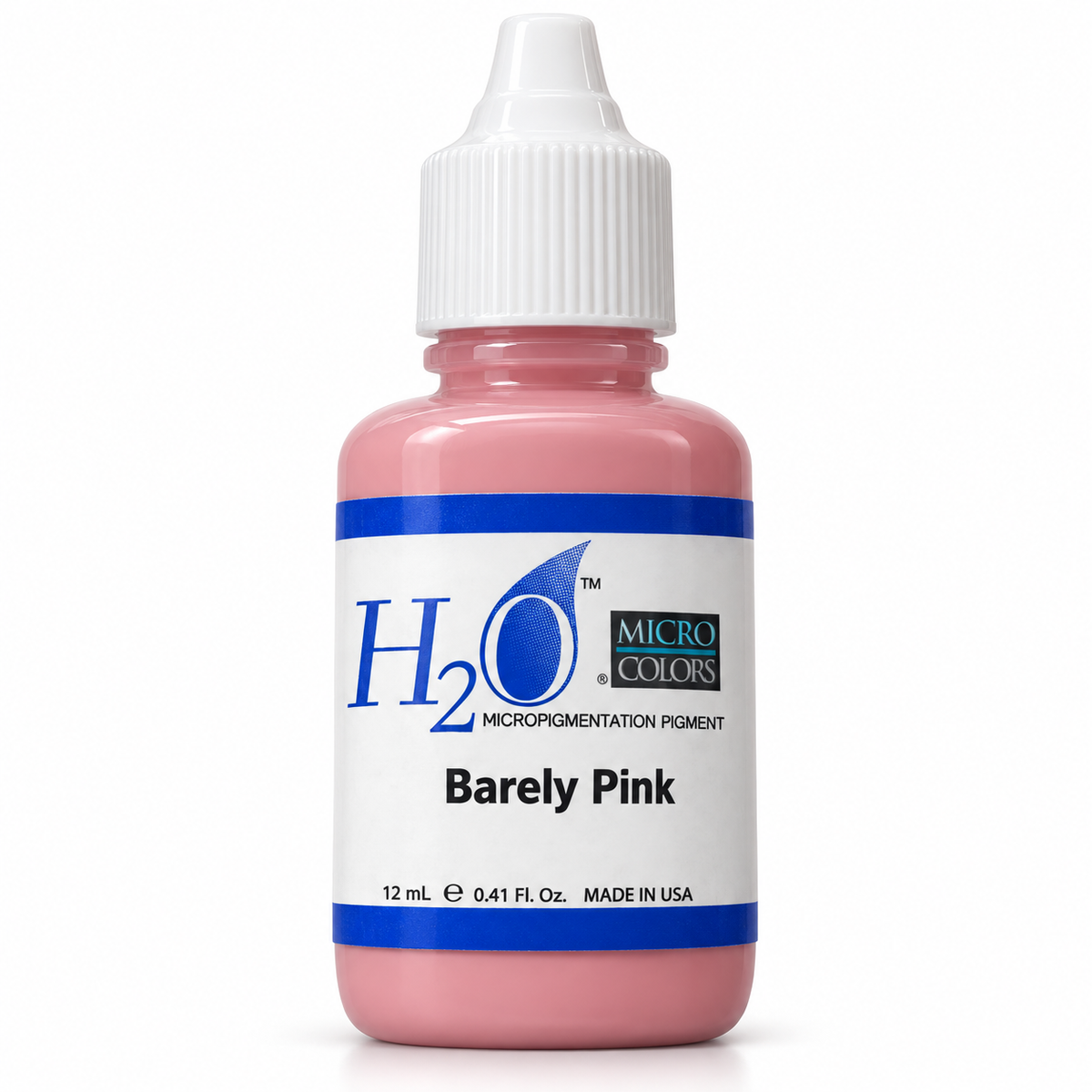 Li Pigments Micro Colors H2O Barely Pink Practice Pigment 12ml — bottle on white background with soft shadow