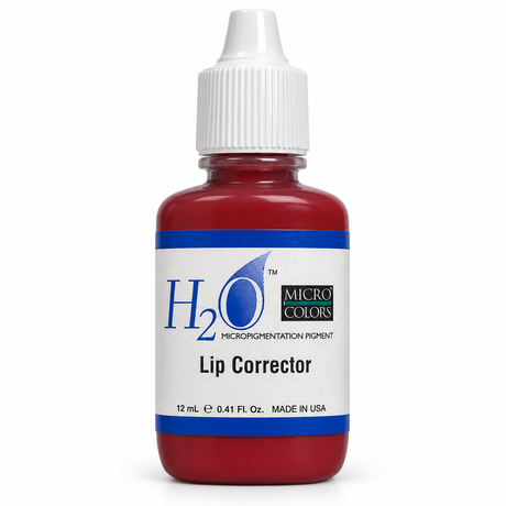 Li Pigments Micro Colors H2O Lip Corrector Practice Pigment 12ml — bottle on white background with soft shadow
