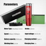Mast Dragonhawk X8 Wireless Tattoo Machine Pen Green - BVShop