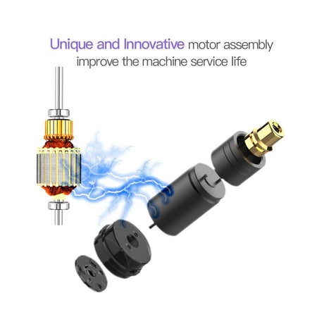 Mast P10 Rotary Tattoo Machine Gradient Purple - BVShop