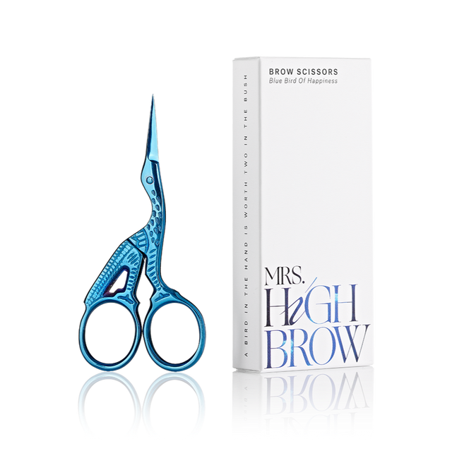 Mrs Highbrow Blue Brid Brow Scissors - BVShop