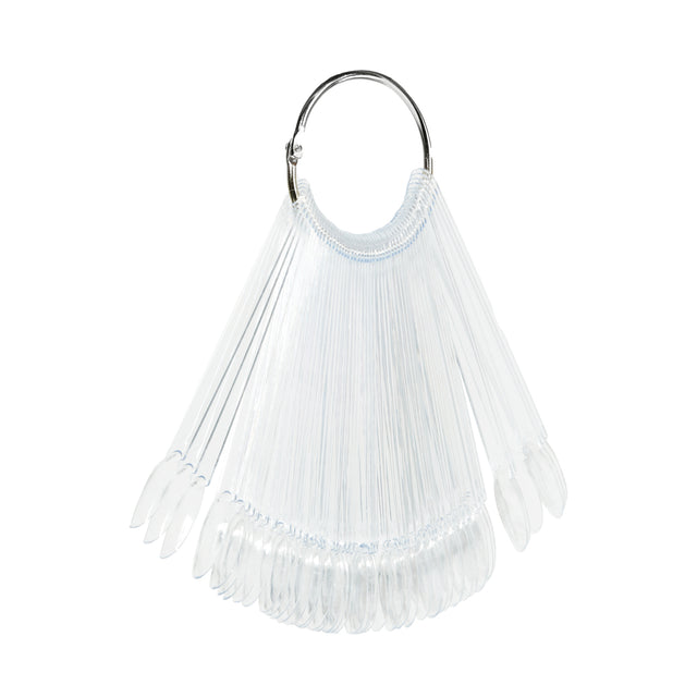 Nail polish sample on a wheel 50 pcs. WZ2 transparent - BVShop