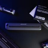 Wireless stencil printer by Nemesis with sleek design, shown printing stencils on a clean workspace.