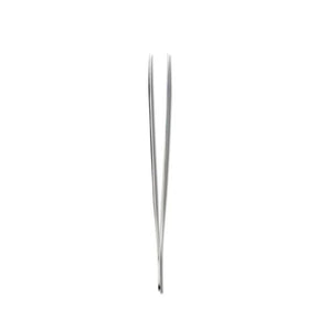 Nouveau Lashes fine point tweezers for eyelash application, featuring precision tips for accurate lash placement.