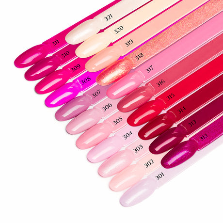 OCHO NAILS Hybrid nail polish pink 308 -5 g - BVShop