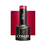 OCHO NAILS Hybrid nail polish red 206 -5 g - BVShop