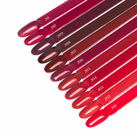 OCHO NAILS Hybrid nail polish red 206 -5 g - BVShop