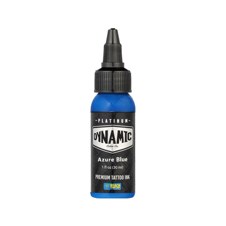 Platinum By Dynamic Tattoo Ink Azure Blue 30ml – BVShop