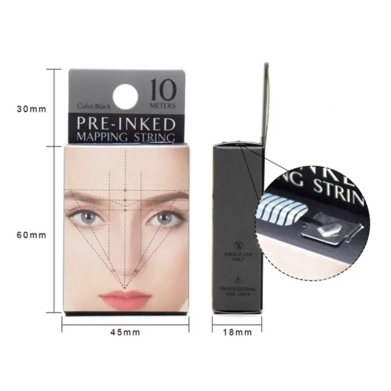 Pre- Inked Mapping String Black/Brown/White/Red - BVShop