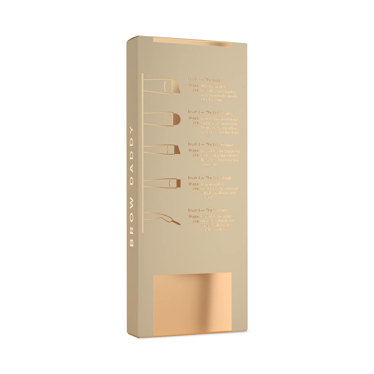 Brow Daddy Precision Pinselset Zum Färben Der Augenbrauen