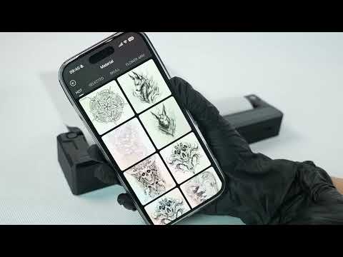 Mast DragonHawk A4 Kabelloser Thermischer Tattoo-Schablonendrucker