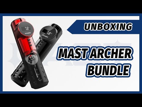 Mast Archer Kabellose Tattoo-Pen-Maschine 4,2 mm Hub Schwarz
