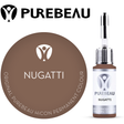 Purebeau Nugatti 10ml HiCON Augenbrauenpigment-Flasche und Farbmuster