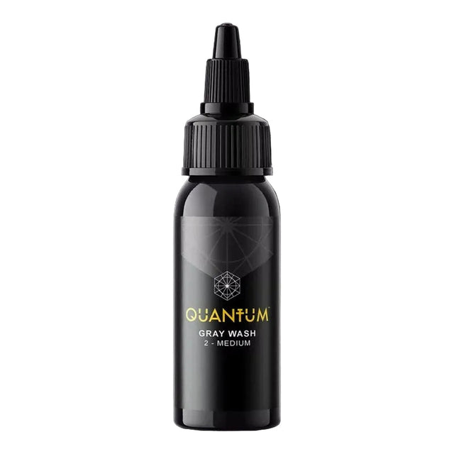 Quantum Gray Wash 2 Medium tattoo pigment bottle