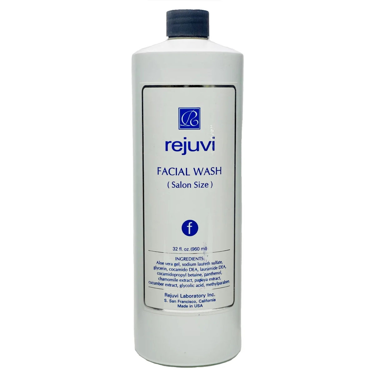 Rejuvi f Schäumender Gesichtsreiniger 960ml, Flasche mit Verschluss
