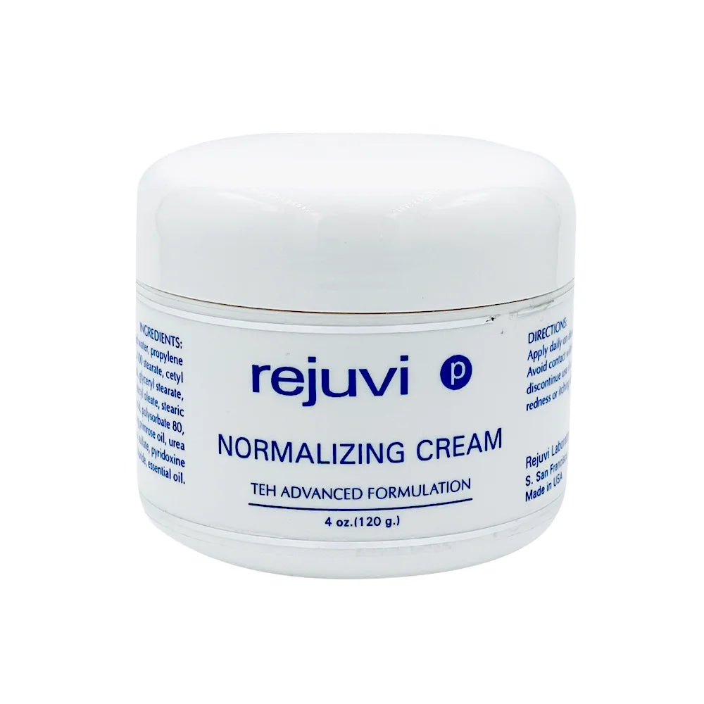 Rejuvi p Normalizing Gesichtscreme 120g – Tiegel, Vorderetikett