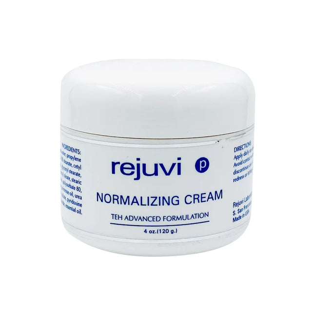 Rejuvi p Normalizing Gesichtscreme 120g – Tiegel, Vorderetikett