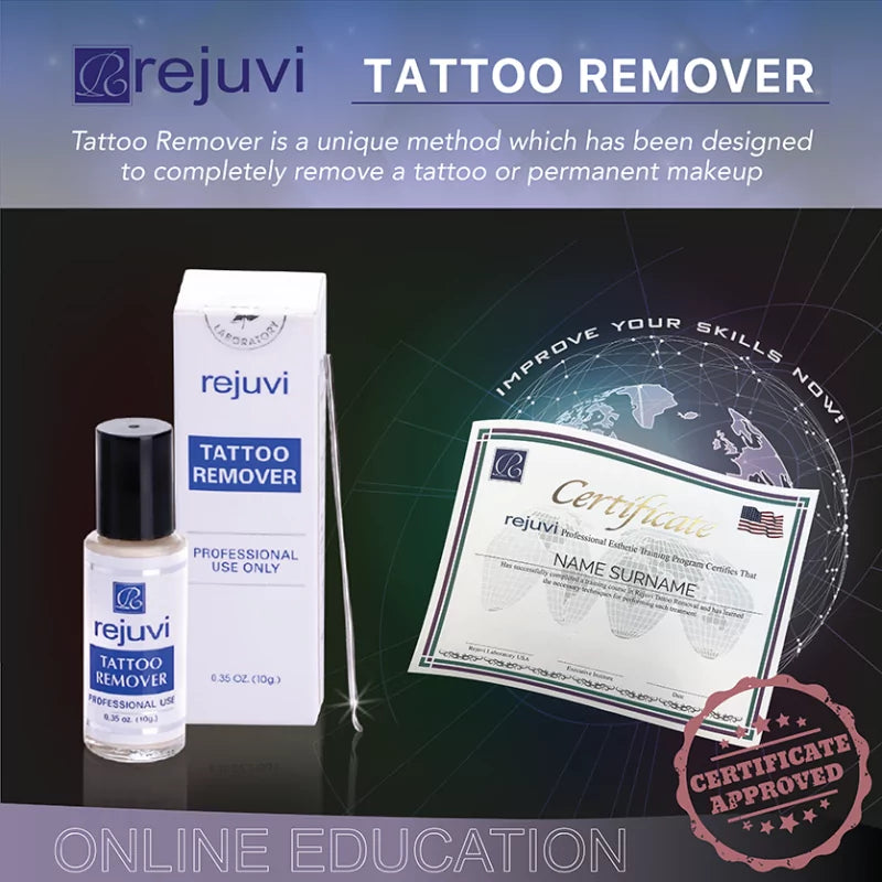 Rejuvi Tattoo Remover Online Education (Kit Included) - BVShop