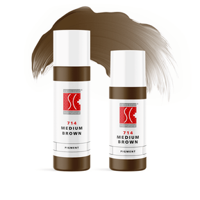 Swiss Color 714 Medium Brown Eyebrow Pigment - BVShop