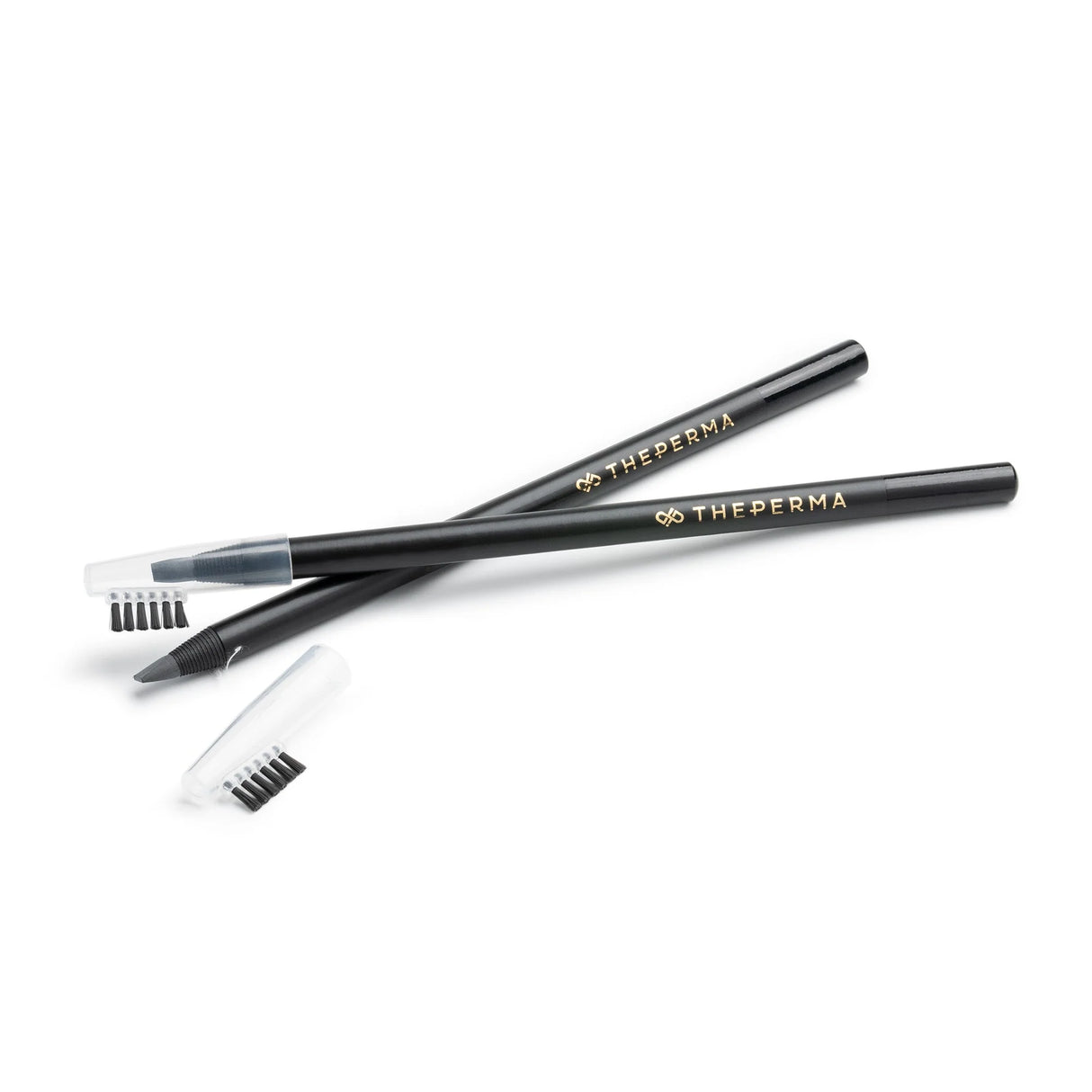 The Perma Brow Pencil Set featuring multiple brow pencils in different shades for defining and shaping eyebrows.