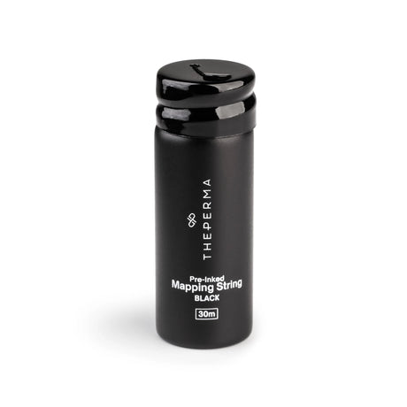 The Perma Mapping String Bottle in black, red, and white colors, featuring a sleek design for easy mapping and organization.