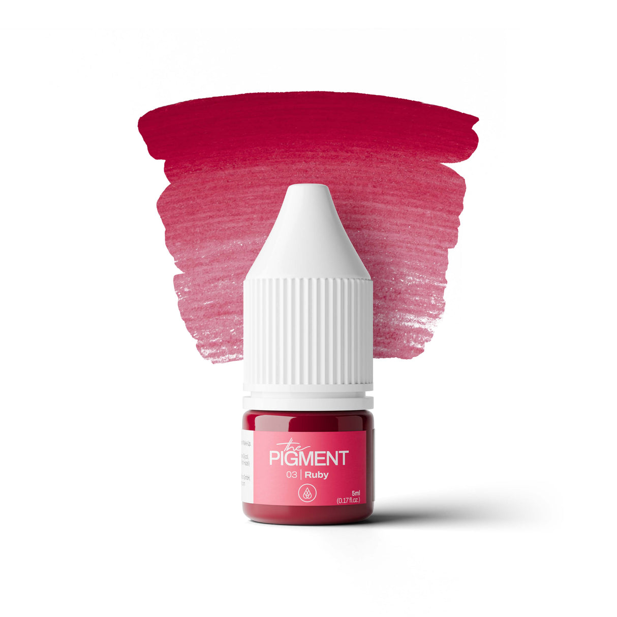 The Pigment 03 Ruby 5ml lip PMU pigment bottle for red lip colour