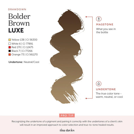 Tina Davies LUXE Bolder Brown Pigments 15ml - BVShop
