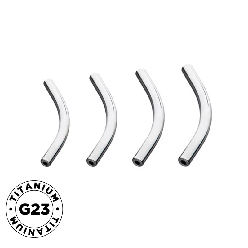 Titan gebogene Stange für Piercing