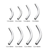 Titan gebogene Stange für Piercing