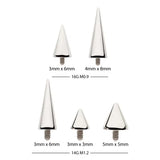 Titan-Piercing Labret-Spitzenspitze