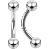 Titanium Push-In Gebogener Labret