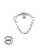 Titanring Kettenanhänger