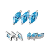 Titanring Diagonal Marquise