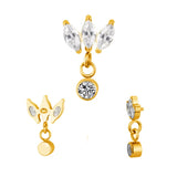 Titanring Marquise Fassung