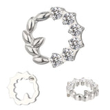 Titanring Olivenkranz