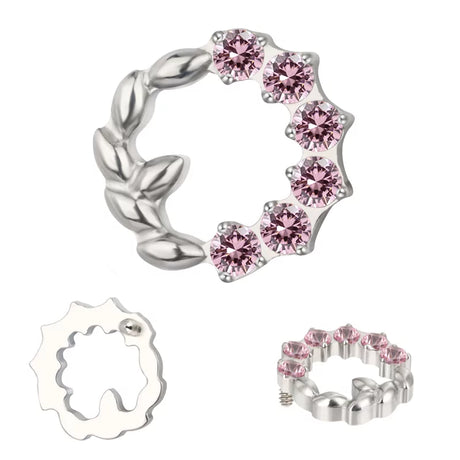 Titanring Olivenkranz